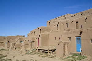 Taos Pueblo, UNESCO World Heritage Site, Pueblo dates to 1000 AD, New Mexico, United