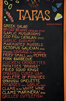 Restaurant Prints: Tapas restaurant