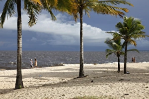 Bahia Prints: Taperapua beach, few km north of Porto Seguro, Bahia, Brazil, South America