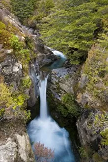 Taranaki Falls, Tongariro National Park, UNESCO World Heritage Site, North Island, New Zealand, Pacific