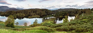 Panorama Collection: Tarn Hows near Hawkshead, Lake District National Park, UNESCO World Heritage Site
