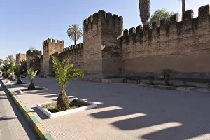 Fortified Wall Prints: Taroudant, City Walls, Morocco, North Africa, Africa