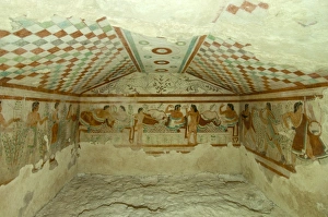 Images Dated 29th September 2008: Tarquinia, Viterbo, Lazio, Italy, Europe