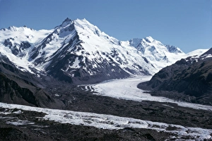 Glaciology Prints: The Tasman Glacier and the Minaret Mountain