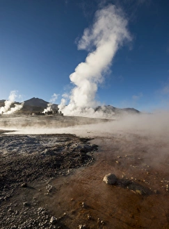 Chilean Prints: Tatio Geysers, Atacama Desert, El Norte Grande, Chile, South America