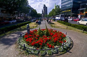 Images Dated 21st June 2008: The Tauentzienstrasse and in the background the Protestant Kaiser Wilhelm Memorial Church