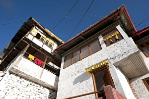 Arunachal Pradesh Prints: Tawang Buddhist monastery in early morning sunshine