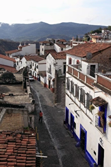 Guerrero Prints: Taxco, colonial town well known for its silver markets, Guerrero State