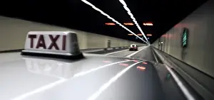 Tunnel Prints: Taxi, Cross-Harbour Tunnel, Hong Kong, China, Asia