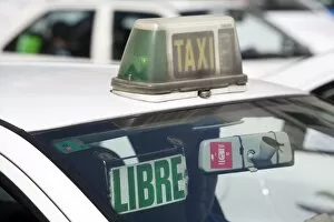 Taxi, Madrid, Spain, Europe