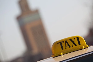 Convenience Prints: Taxi, Marrakesh, Morocco, North Africa, Africa