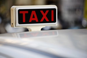 Convenience Prints: Taxi, Milan, Lombardy, Italy, Europe