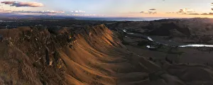 North Island Prints: Te Mata Peak at sunrise, Hastings near Napier, Hawkes Bay Region, North Island, New