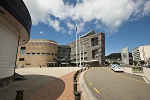 Wellington Prints: Te Papa museum, Wellington, North Island, New Zealand, Pacific