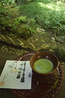Writing Prints: Tea ceremony in bamboo forest