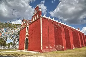 Mexican Culture Gallery: Teabo Convent of Saints Peter and Paul, built in late 17th century, Route of the Convents