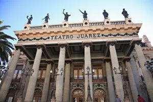 Images Dated 29th October 2007: Teatro Juarez (Juarez Theater), Guanajuato, UNESCO World Heritage Site