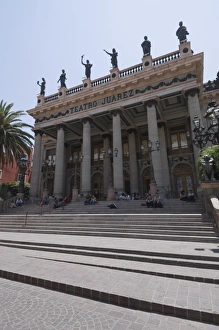 Teatro Juarez, theatre famous for its architectural mixtures in Guanajuato Teatro Juarez, theatre famous for its architectural mixtures in Guanajuato