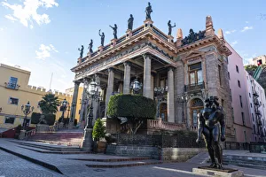 Support Prints: Teatro Juarez, UNESCO World Heritage Site, Guanajuato, Mexico, North America
