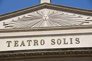 Images Dated 10th March 2009: Teatro Solis, opera house, Montevideo, Uruguay, South America