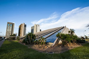 Brasilia Prints: Teatro (The Theater), Brasilia, Brazil, South America