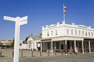 Images Dated 26th September 2009: Tehama Block on Front Street, Old Town Sacramento, California, United States of America