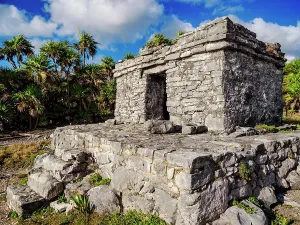 Quintana Prints: Temple 54, Tulum Archeological Site, Quintana Roo State, Mexico