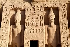 Images Dated 26th December 2011: Detail of the Temple of Abu Simbel, UNESCO World Heritage Site, Lake Nasser