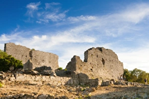 Temple of the Acropolis on the Capitoline Hill, Roman town of Cosa, Ansedonia, Grosseto province