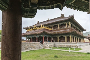Temple in Amarbayasgalant Monastery, Mount Buren-Khaan, Baruunburen district, Selenge province