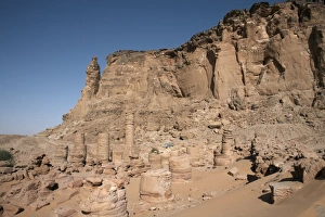 Sudan Prints: The Temple of Amun and the holy mountain of Jebel Barkal
