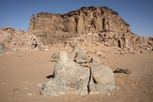 The Temple of Amun and the holy mountain of Jebel Barkal