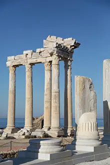 Antalya Prints: Temple of Apollo, 2nd Century AD, Side, Antalya, Turkey