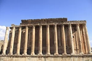 Images Dated 24th May 2006: Temple of Bacchus, Baalbek temple complex, UNESCO World Heritage Site, Bekka Valley