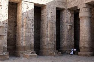 Medinet Habu Prints: The temple complex of Medinet Habu, Thebes, UNESCO World Heritage Site