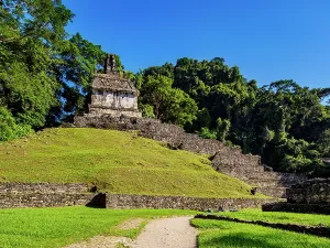 Enthusiasts Prints: Temple of the Cross, Palenque Archaeological Site, Palenque, Chiapas State, Mexico