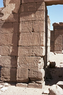 Nubian Prints: Front of temple D
