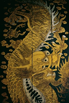 Illustration Prints: Temple doors