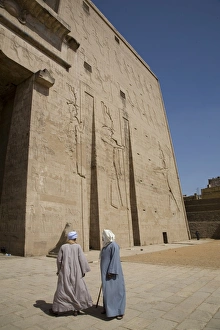 Images Dated 26th February 2007: The Temple of Edfu, Egypt, North Africa, Africa