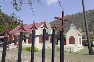 Images Dated 22nd March 2009: The temple, Great Harbour, Jost Van Dyke, smallest of the four main islands of the British Virgin