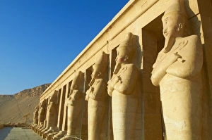 Deir El Bahari Prints: Temple of Hatshepsut, Deir el Bahari