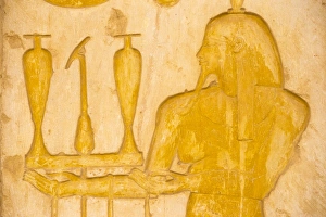 Ancient Egypt Prints: Temple of Hatshepsut, UNESCO World Heritage Site, West Bank, Luxor, Egypt, North Africa