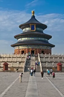 Images Dated 8th September 2010: The Temple of Heaven, UNESCO World Heritage Site, Bejing, China, Asia