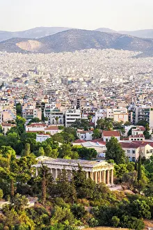 Athens Prints: Temple of Hephaestus, Ancient Agora of Athens, Attica, Greece