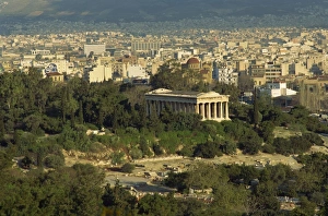 Athen Prints: Temple of Hephaistos and the Agora