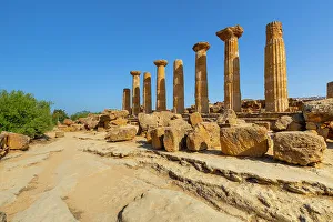 Ancient Rome Prints: Temple of Heracles, Valle dei Templi (Valley of Temples)
