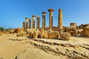 Ancient Rome Prints: Temple of Heracles, Valle dei Templi (Valley of Temples)