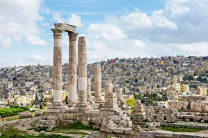 Heritage Site Prints: The Temple of Hercules within the Amman Citadel (Jabal al-Qal'a)