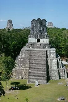 Images Dated 31st July 2008: Temple II, Mayan archaeological site