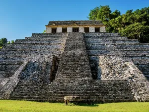 Pyramid Prints: Temple of the Inscriptions, Palenque Archaeological Site, Palenque, Chiapas State, Mexico